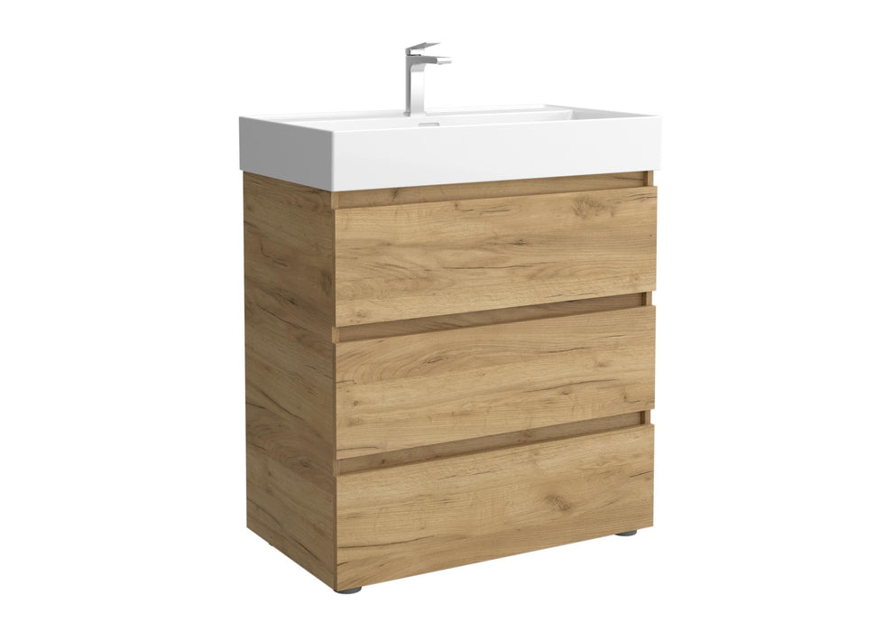 SALGAR BEQUIA Mueble 3C Lavabo Veneto Roble