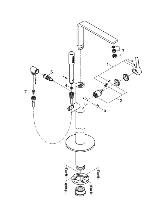 GROHE 27 794 003 TEMPESTA 110 Conjunto de ducha con barra 3 chorros (Rain, Jet, Massage) Cromo