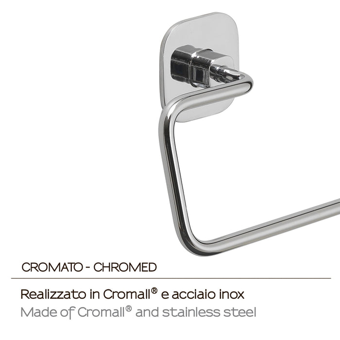 GEDY TE241300101 TEIDE Portarrollo Cromo