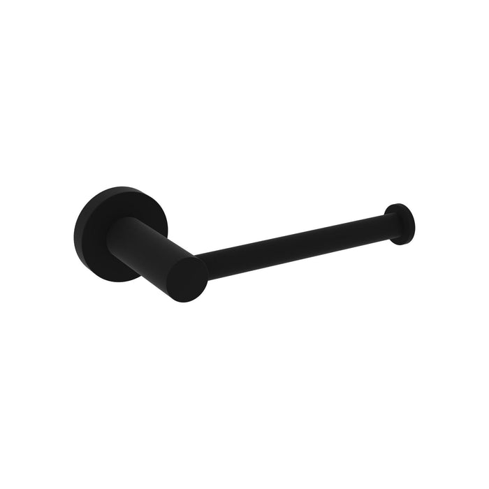 BELTRAN 20124 CHIARA Toilet Paper Holder Without Cover Matte Black Screw Mount