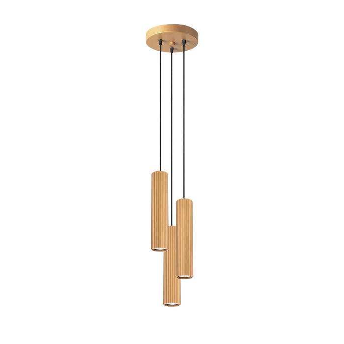 SOLLUX SL.1557 KARBON Lámpara Colgante 3p Oro