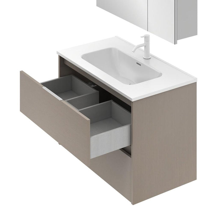 AMIZUVA C0073836 SUKI Conjunto Completo 2 Cajones 80 Fumé Arenado