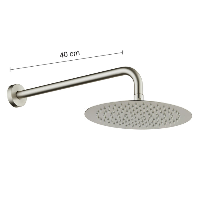 GEDY GYHP1010400 HIGH PRO PLUS 04 Kit de ducha redondo 5 piezas cepillado