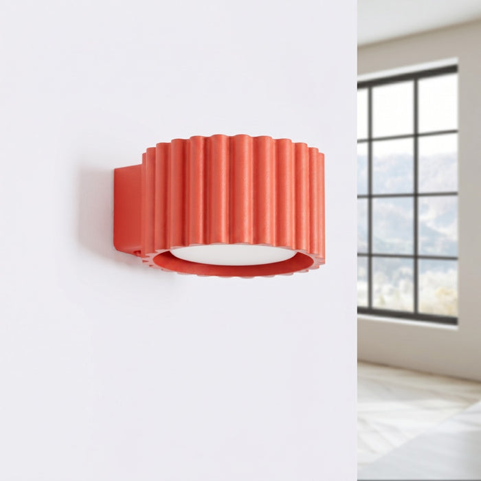 SOLLUX SL.2625 Aplique de pared AURA rojo Gx53