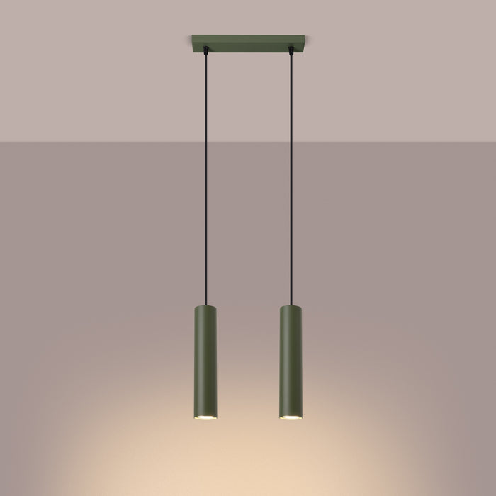 SOLLUX SL.1485 Lámpara colgante LAGOS 2 verde oliva verde oliva