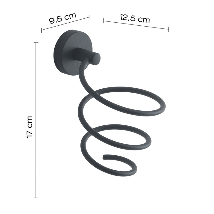 GEDY 23551400200 EROS Soporte Para Secador Negro Mate