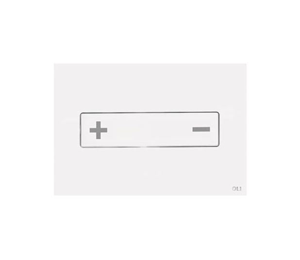 OLI 054989 OCEANIA Placa De Accionamiento Neumático Vidrio Blanco