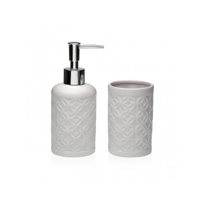 ARCOBAÑ FCTOLEDOB  Set Dosificador + Vaso Toledo Blanco