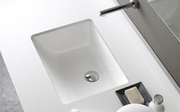 BATHCO 0051 TORINO Lavabo Bajo Encimera Blanco