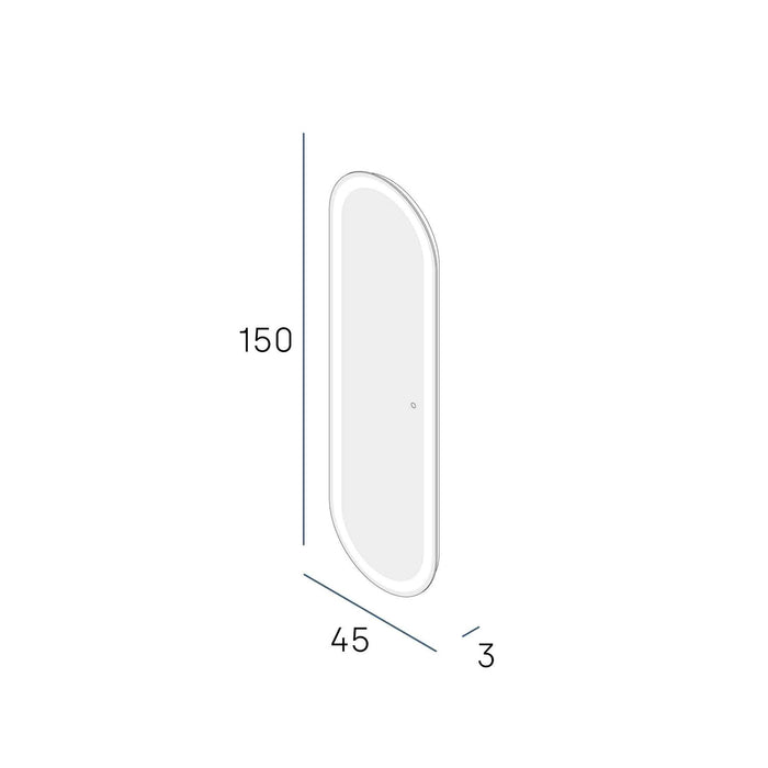 MANILLONS TORRENT 07357000 CALAS PLUS Espejo Vestidor 150X45
