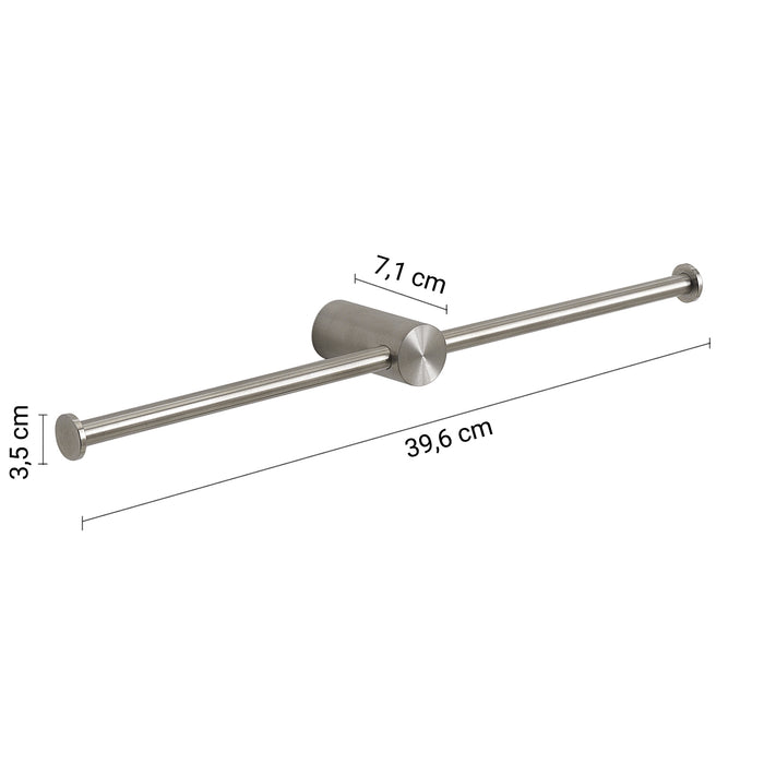 GEDY AN240238100 ANDE Portarrollo doble cepillado