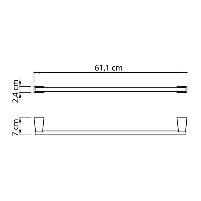 GEDY TN216088000 TONALE Matte Gold Towel Rack