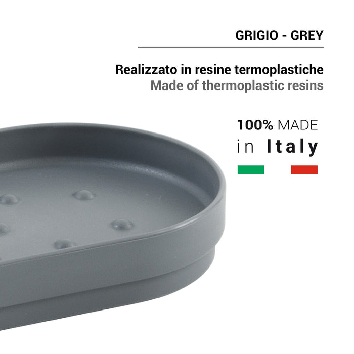 GEDY SH110800300 SHARON Jabonera Gris