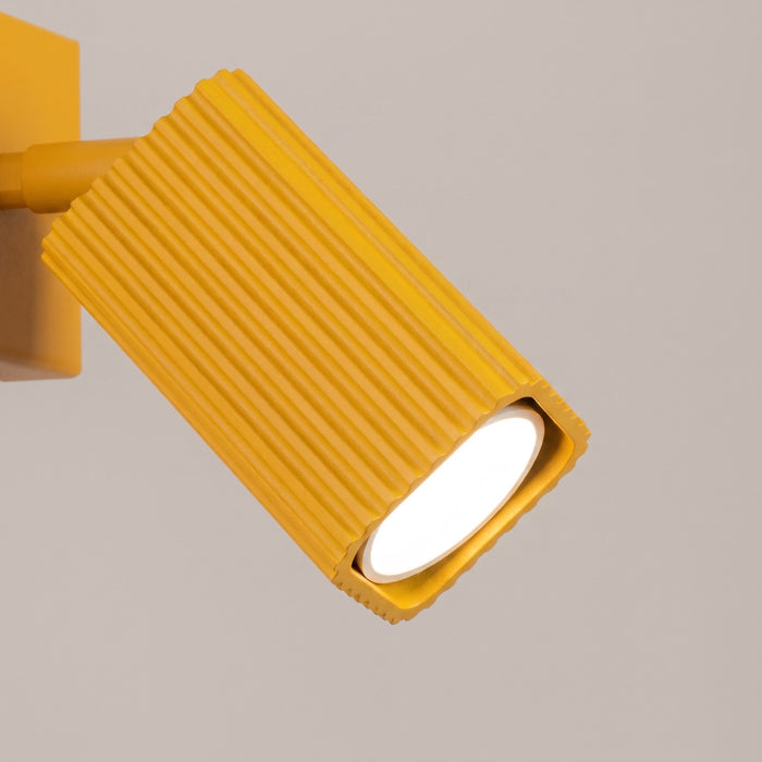 SOLLUX SL.3259 Lámpara De Pared Rayo Amarilla Con Interruptor