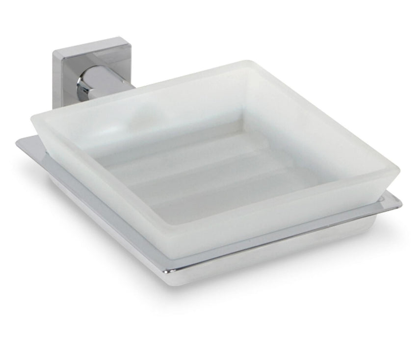 BELTRAN 10816 PRAGA Chrome Screw-on Soap Dish