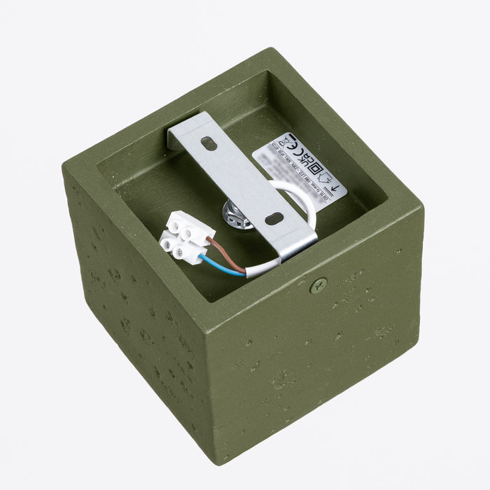 SOLLUX SL.1845 Lámpara de techo QUAD hormigón verde oliva verde oliva