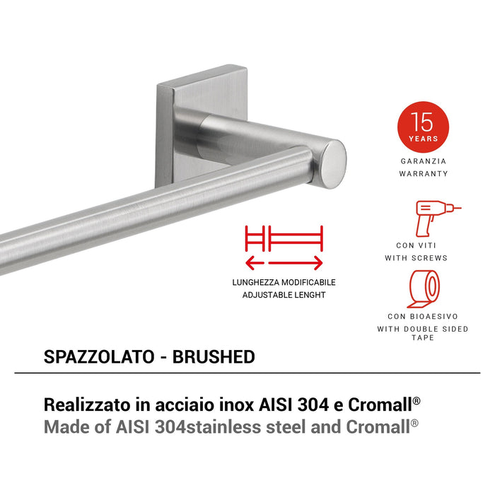 GEDY FJ213038000 FUJI Brushed Towel Rack