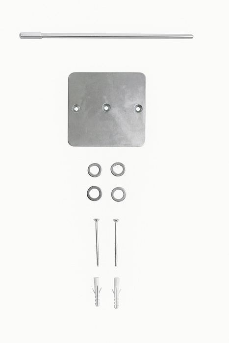 JACOB DELAFON RTA163NF Short rod and wall mounting plate