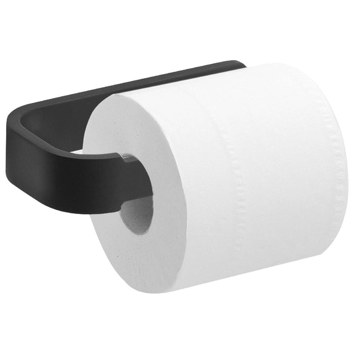 GEDY 32241400000 Portarrollo Negro Mate