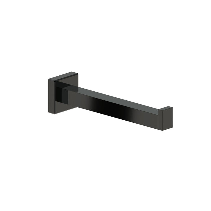 BELTRAN 20287 LUKA Vertical Toilet Paper Holder Chrome Black Screw Mount