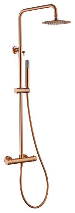 IMEX BTB063/ORC BLESS-PALAU Termostatico Conjunto Ducha Oro Rosa Cepillado