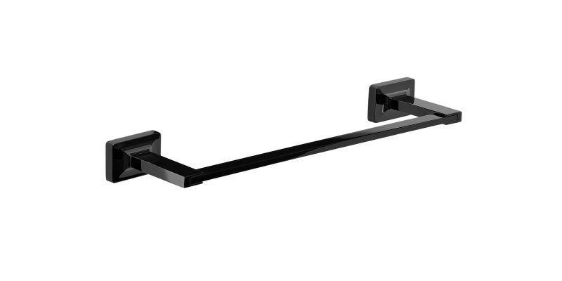 GEDY GT213084100 GRAN TORINO Towel Rack 30 cm Black Glossy