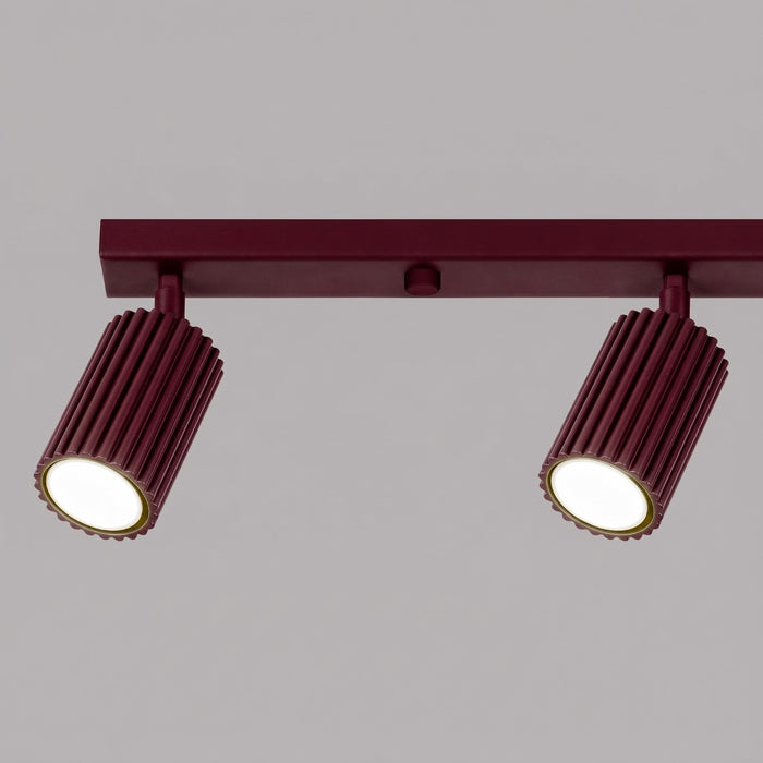 SOLLUX SL.1924 Plafón KARBON 4L burdeos