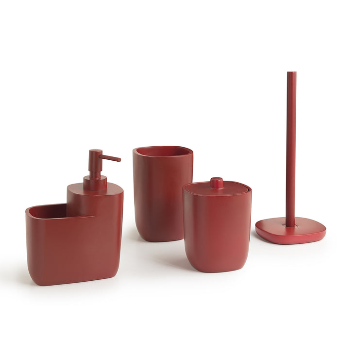 GEDY MA940600300 MACARON Tarro de cocina rojo mate