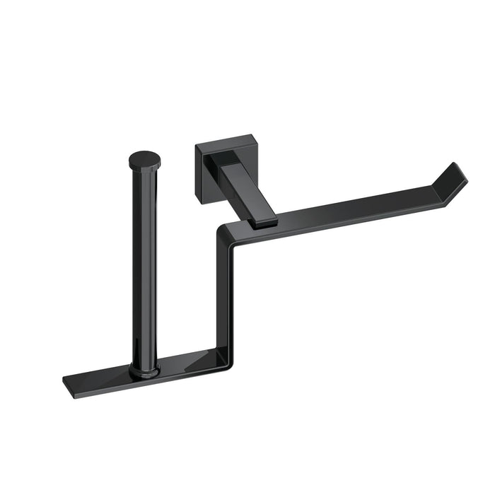 BELTRAN 10763 NIZA Portarrollo con Repuesto Cromo Negro