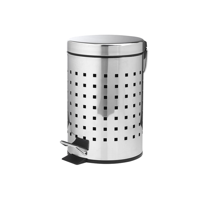GEDY 30091300300 GRID Papelera 3L Cromo