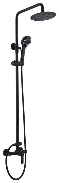 IMEX BDR001/NG ROMA Single-Handle Faucet Telescopic Shower Set Matte Black