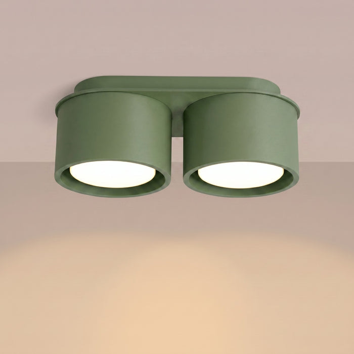 SOLLUX SL.2463 Plafón MODO 2 verde oliva Gx53