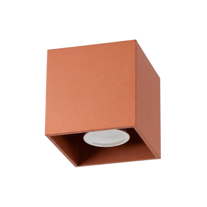 SOLLUX SL.2109 Plafón Quad 1 Ocre Rojo