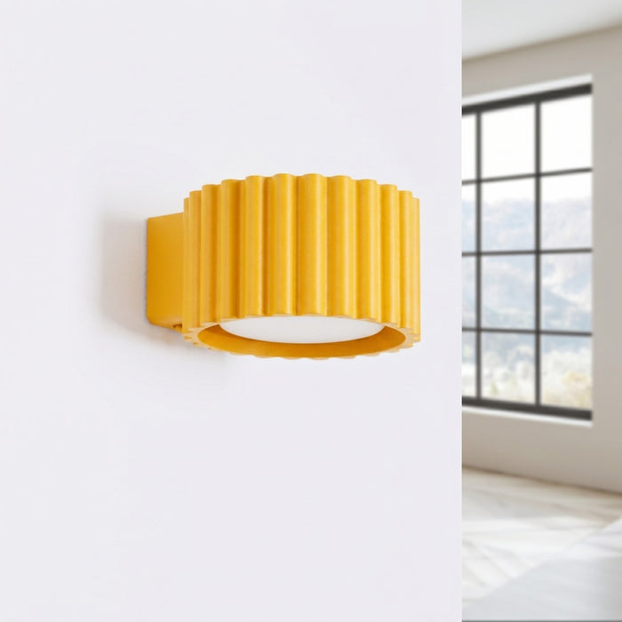 SOLLUX SL.2624 Aplique de pared AURA amarillo Gx53