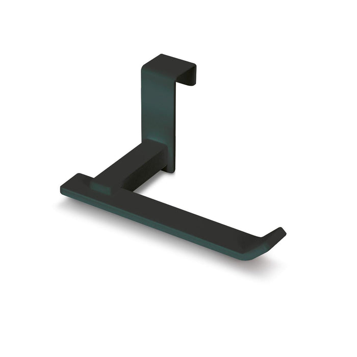 BELTRAN 10738 MUEBLES Portarrollo De Colgar Costado De Mueble Cromo Negro