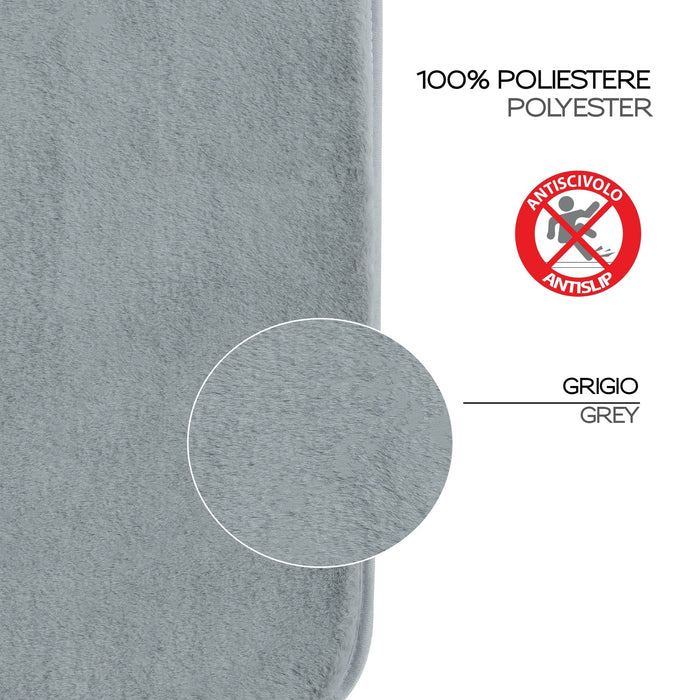 GEDY 96FY4060089 FUZZY Alfombra Gris