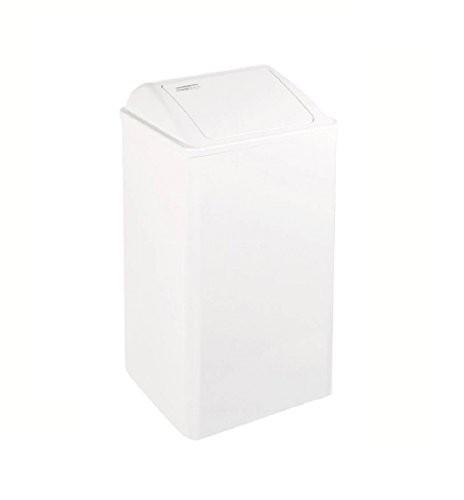MEDICLINICS PP0080 Papelera con tapa auto-retorno Blanco