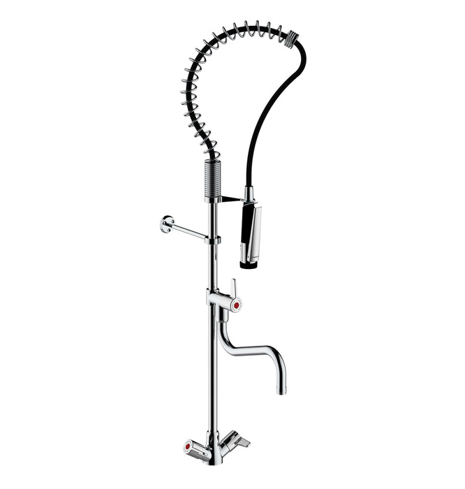 PRESTO 70824 Columna industrial mezcladora bimando Cromo