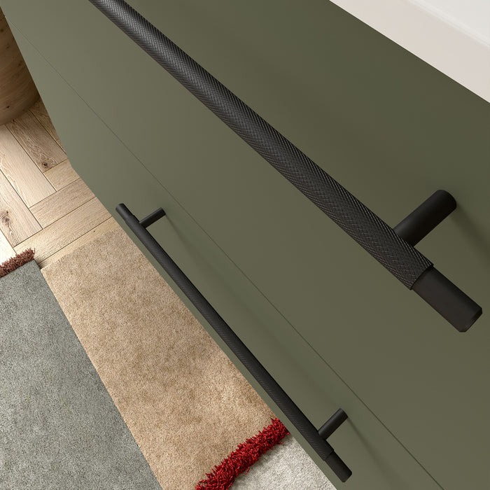 SALGAR 113509 QUILT Tirador Negro Mate