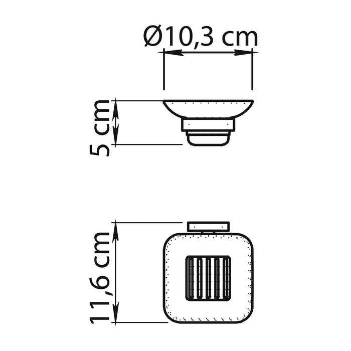 GEDY TO118800100 TONGA Jabonera Oro Mate