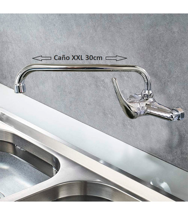 ARCOBAÑ 62ABOF1130  Bateria Monomando Pared C/alto Xxl 30cm 11cm Entre Tomas