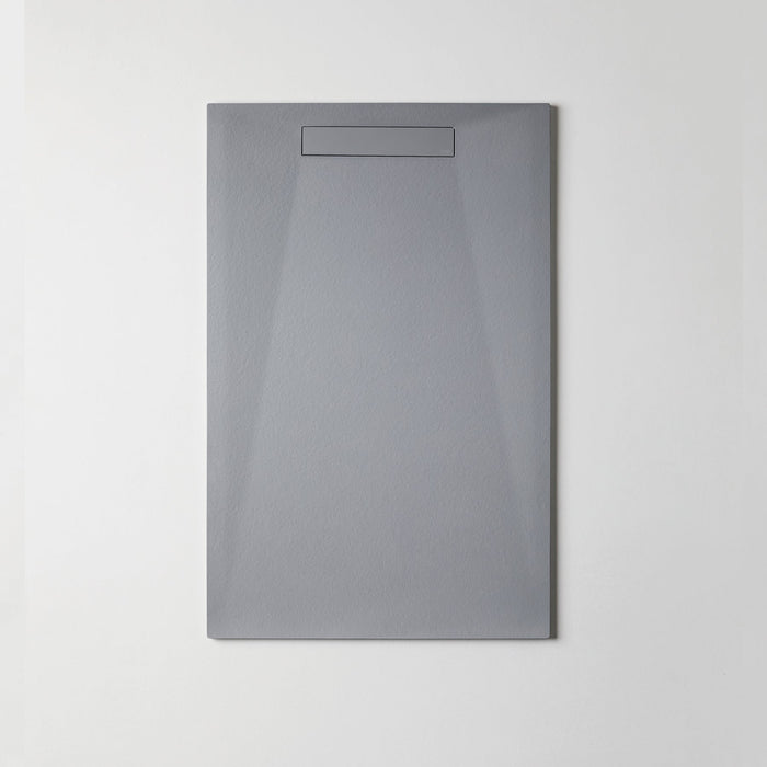 BATHME ZERO PLUS Rectangular Shower Tray Gel Coat Gray Color
