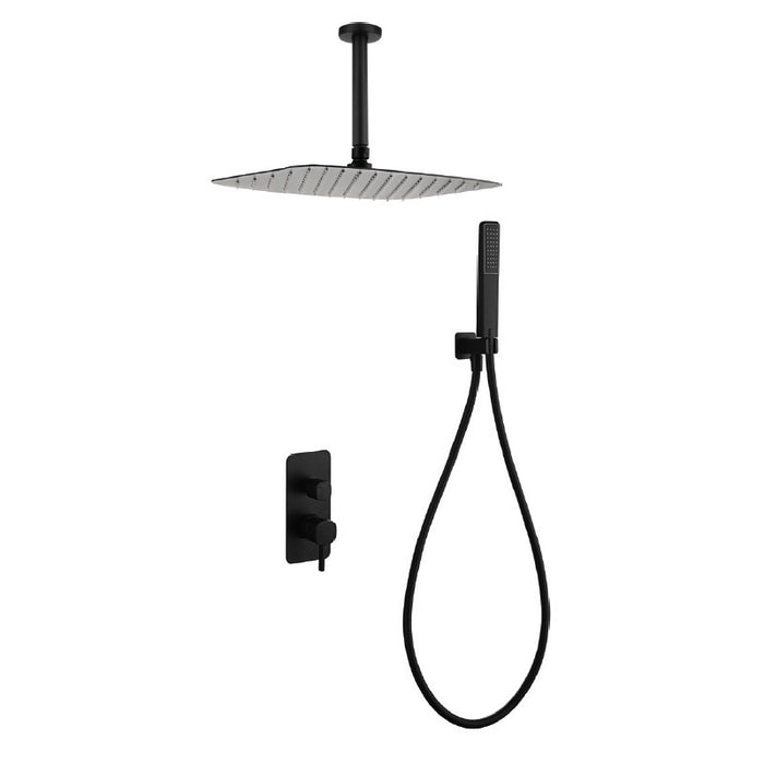 IMEX GPA068/NG TOSCANA-AREZZO Monomando Conjunto Empotrado Negro Mate