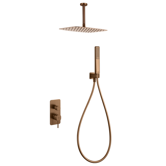 IMEX GPS069/ORC FIRENZE-SASSARI Monomando Conjunto Empotrado Oro Rosa Cepillado