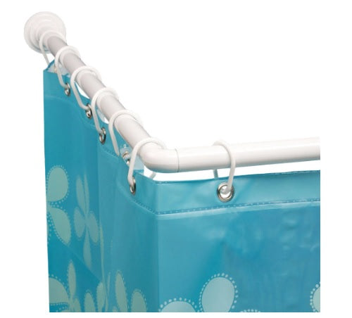 ARCOBAÑ 30BCBAN  Barra Cortinas Blanca Angular