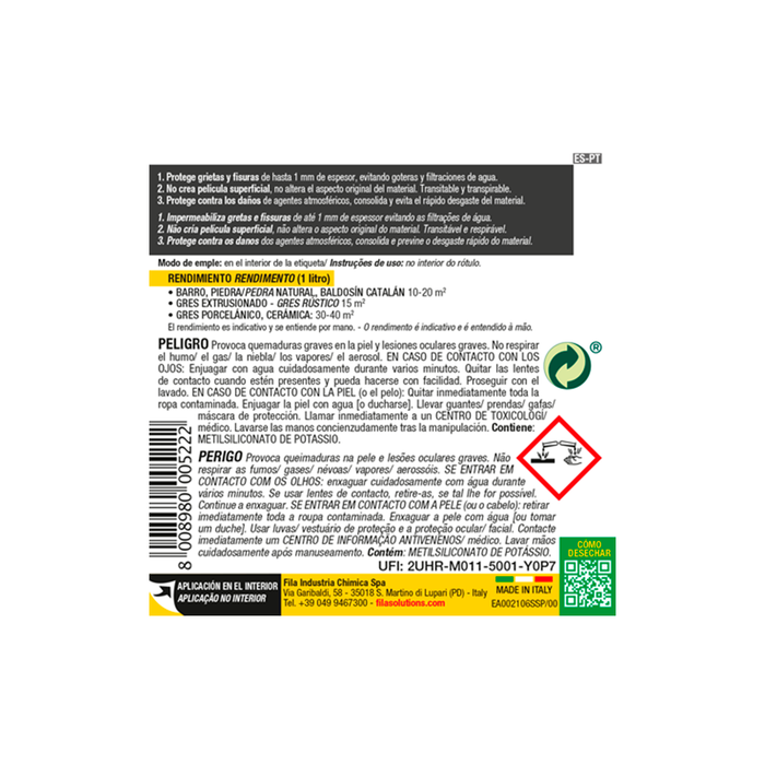 FILA SALVATERRAZZA ECO Antifiltraciones Consolidante 5 L