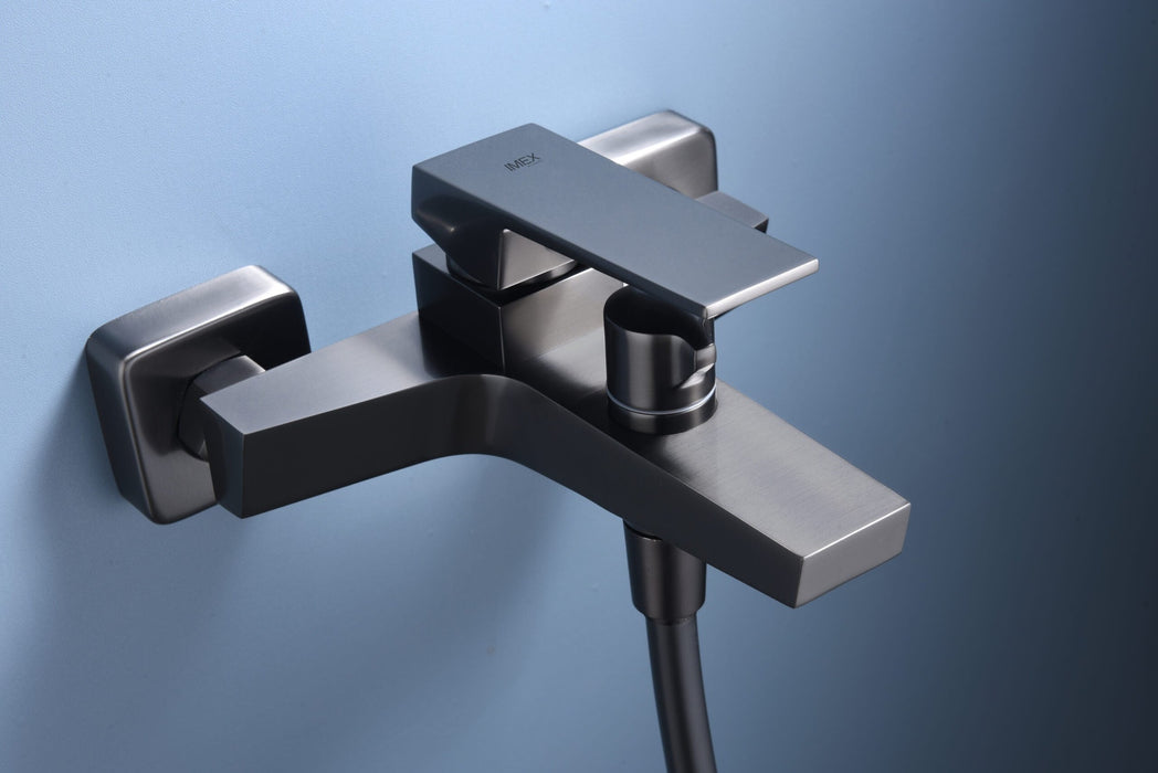IMEX BDAR025-4BGM ART Bathroom / Shower Single-lever Black Gun Metal Kit