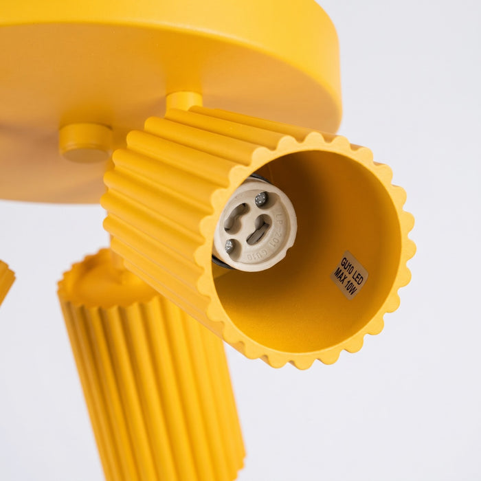 SOLLUX SL.2360 Plafón KARBON 3P amarillo