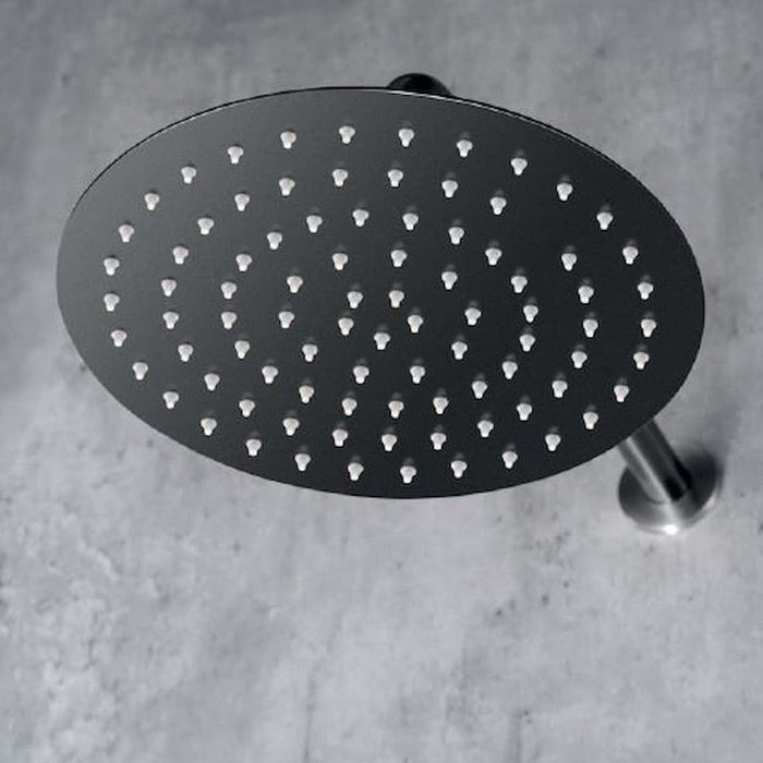 IMEX GTB056/NG BREDA Conjunto Ducha Monomando Empotrado Negro Mate