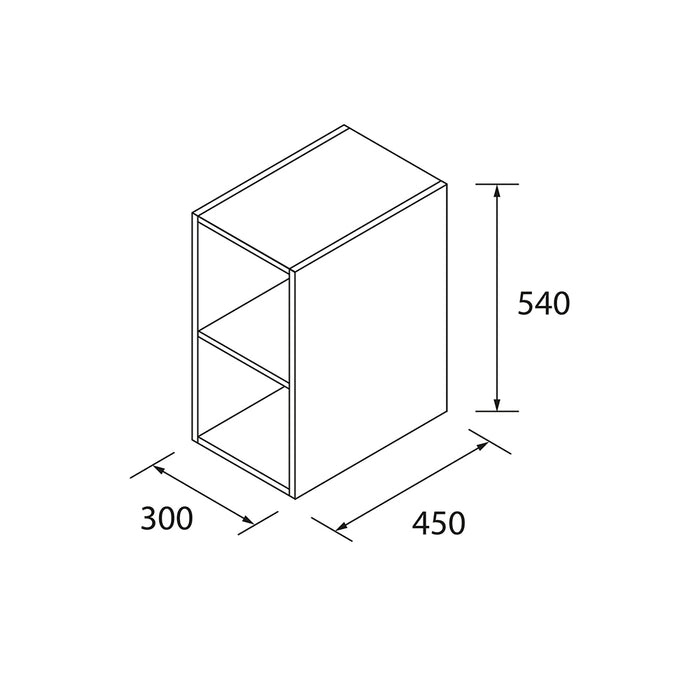 SALGAR 110534 BEQUIA Mueble de Baño con Lavabo de Posar y Encimera 120 cm 2 Cajones 4 Huecos Nogal Maya